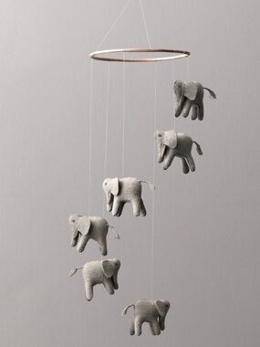 Restoration Hardware Baby and Child Elephant Mobile